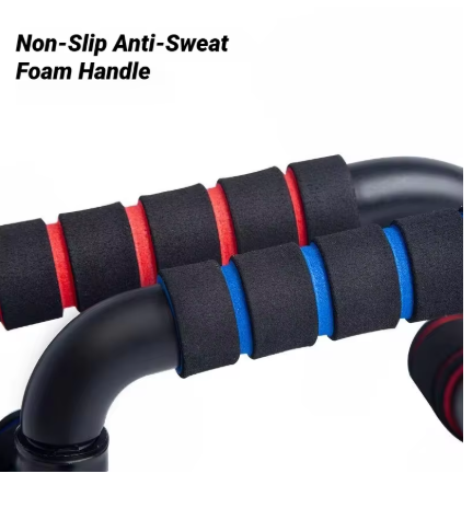 Non slip push up bars